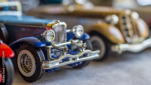 old car model. replica of vintage car. collectible toys © hilmawan nurhatmadi