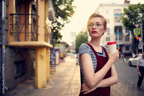 woman with coffee street © SHOTPRIME STUDIO