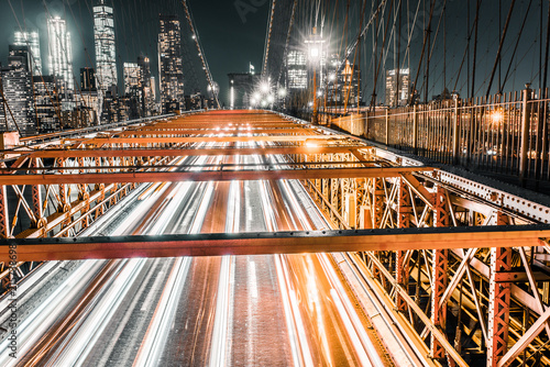 Brooklyn bridge night exposure
