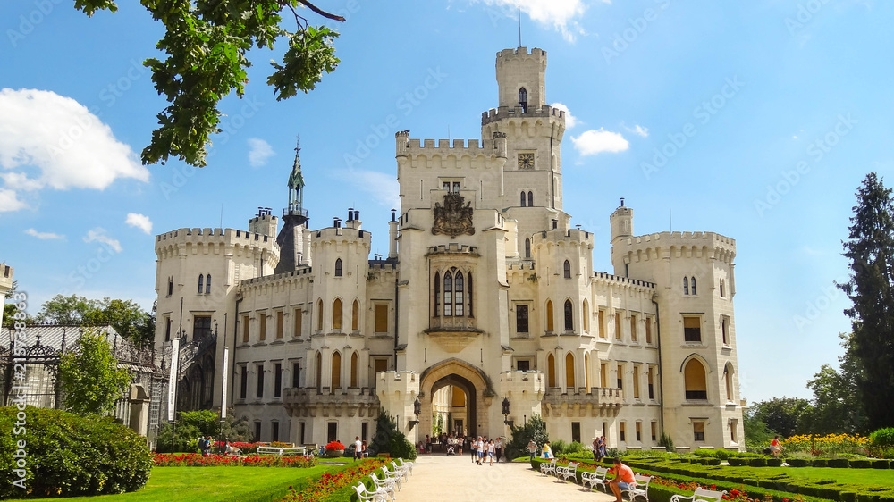 One of the most beautiful castles in Czech Republic - Hluboka castle