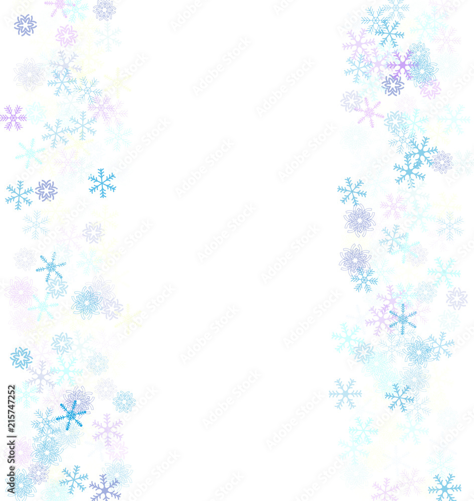Falling down snow confetti, snowflake vector border. Festive winter, Christmas, New Year sale background. Cold weather, winter storm, scatter texture. Hipster snowfall falling snowflakes cool confetti Falling down snow confetti, snowflake vector border. Festive winter, Christmas, New Year sale background. Cold weather, winter storm, scatter texture. Hipster snowfall falling snowflakes cool confetti