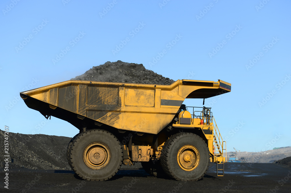 Obraz premium extraction of minerals