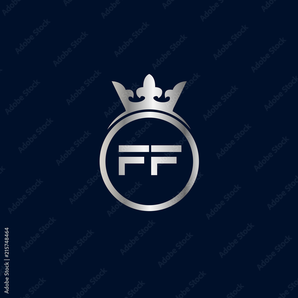 Obraz premium Initial Letter FF Logo Template Design