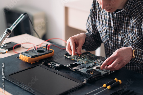 Foto technology microelectronics science education