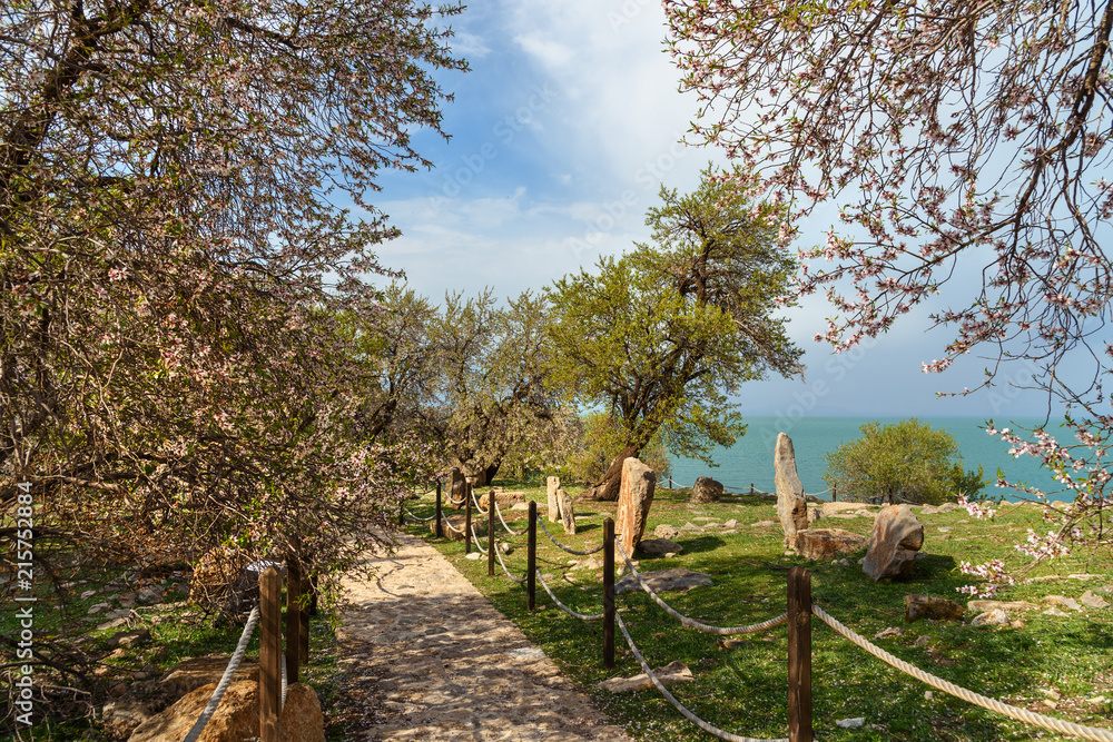 Akdamar Island in Van Lake. Turkey