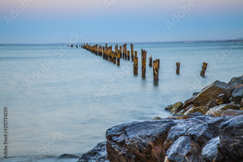 Jetty Pylons at Bridport Tasmania