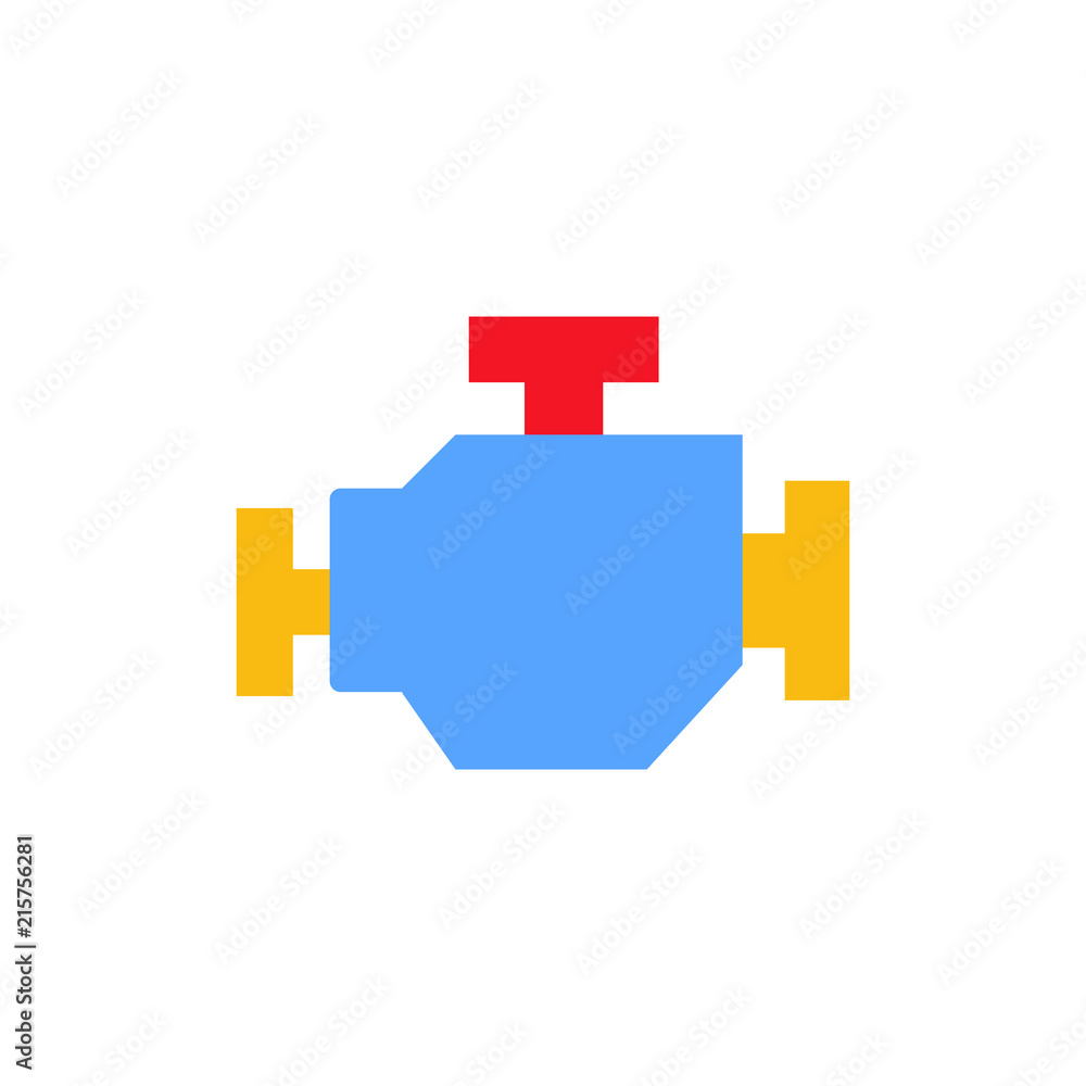 Fototapeta premium Engine Automotive Logo Icon Design