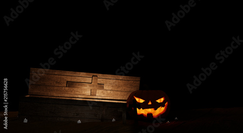 Halloween graveyard open co...