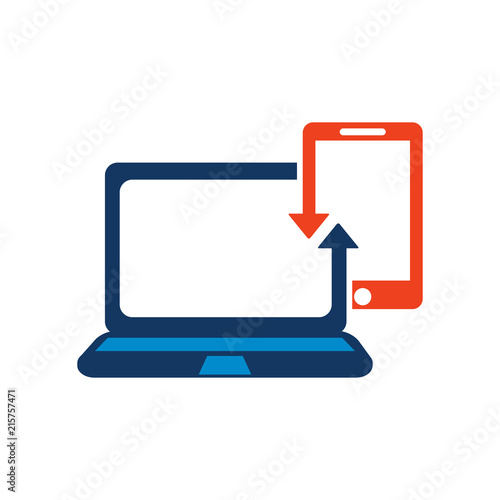 Transfer Device Logo Icon Design