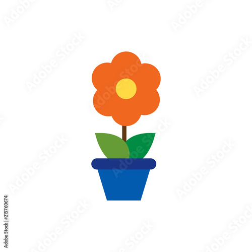 Flower Gardening Logo Icon Design