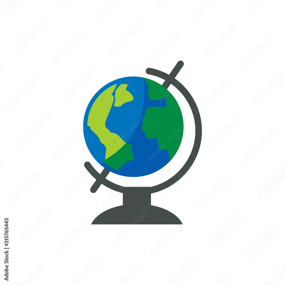 Globe School And Education Logo Icon Design