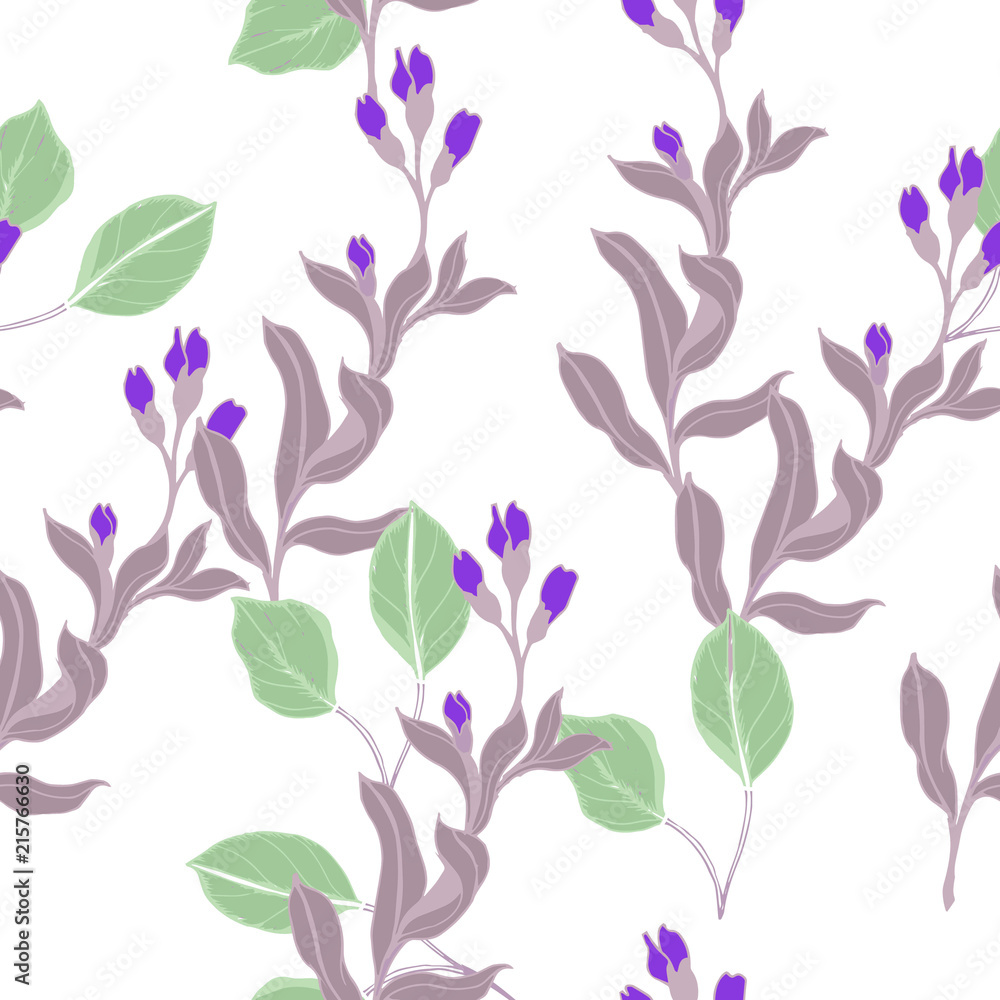 Elegance pattern with flowers and leaf.Floral vector illustration. Elegance pattern with flowers and leaf.Floral vector illustration.