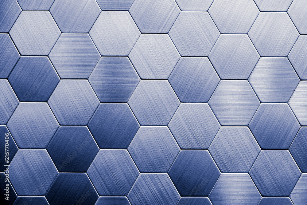 Abstract silver metal background. Geometric hexagons. Abstract silver metal background. Geometric hexagons.