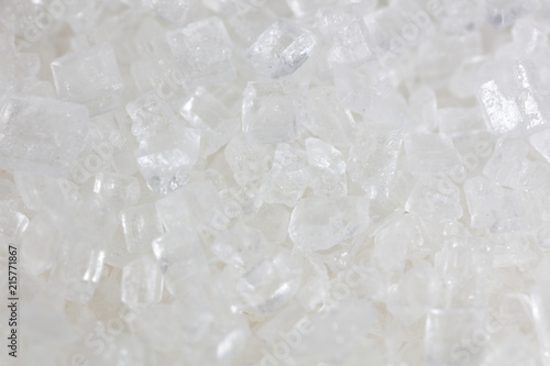White granulated sugar as a background