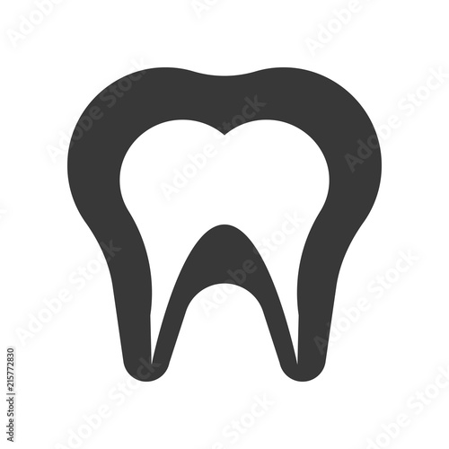 tooth, healthcare and medical related solid icon