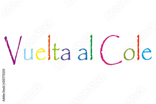 Fondo de vuelta al colegio.