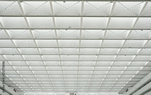 white roof. modern building ceiling