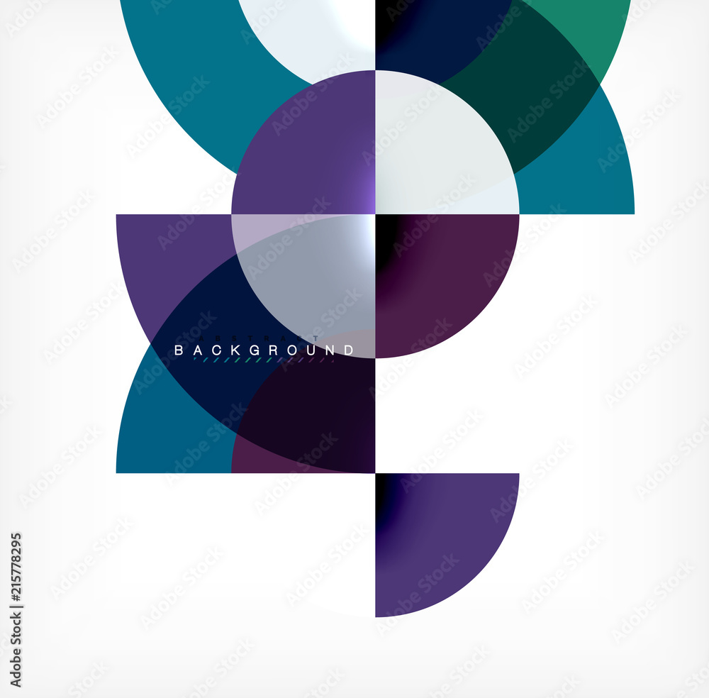 Modern circle abstract background Modern circle abstract background