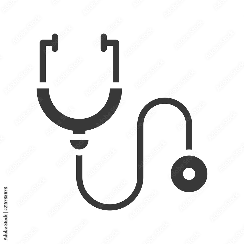 stethoscope, healthcare and medical related solid icon stethoscope, healthcare and medical related solid icon