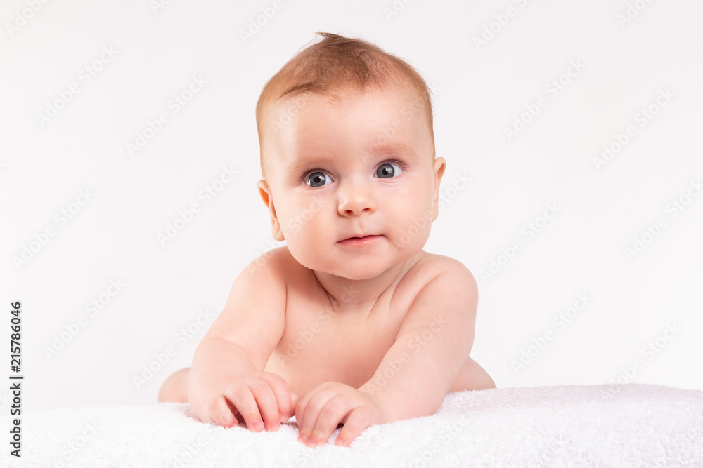 baby lies on his stomach to smiles baby lies on his stomach to smiles
