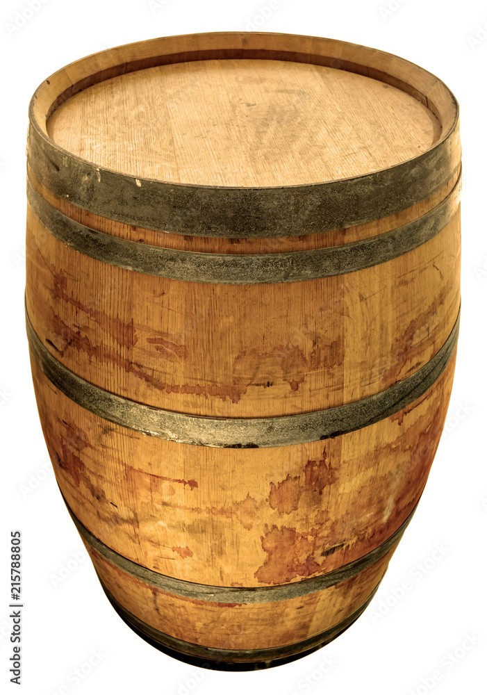 Obraz premium tonneau, fond blanc 