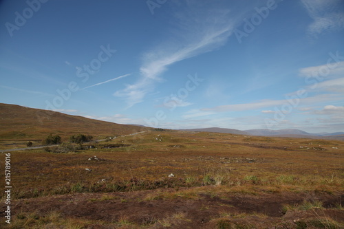 Blue Sky and Moorland
