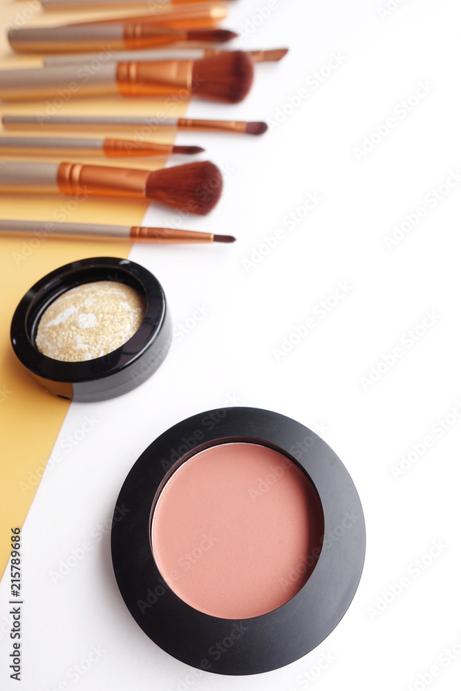 collection of make up and cosmetic beauty products arranged collection of make up and cosmetic beauty products arranged