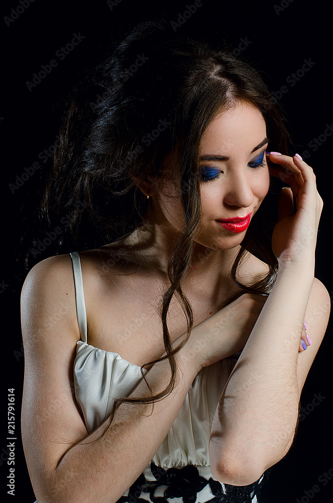 beautiful girl in a wedding image beautiful girl in a wedding image