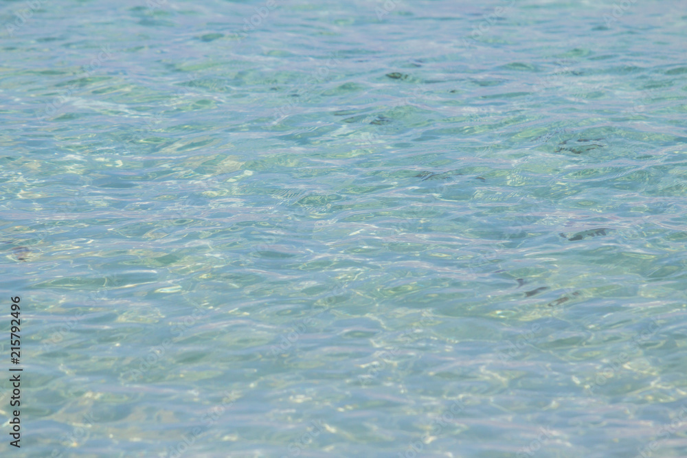 Blue caribbean sea water Blue caribbean sea water