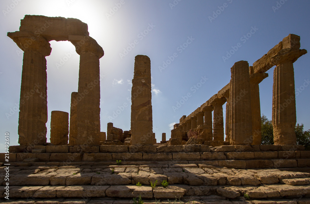Temple of Juno in the Valley of the Temples, Agrigento, Italy
