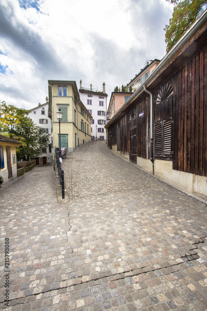 Zurich old town street