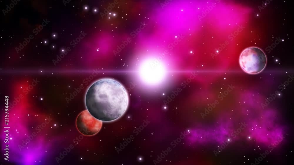 Space background. Loop. Space background. Loop.