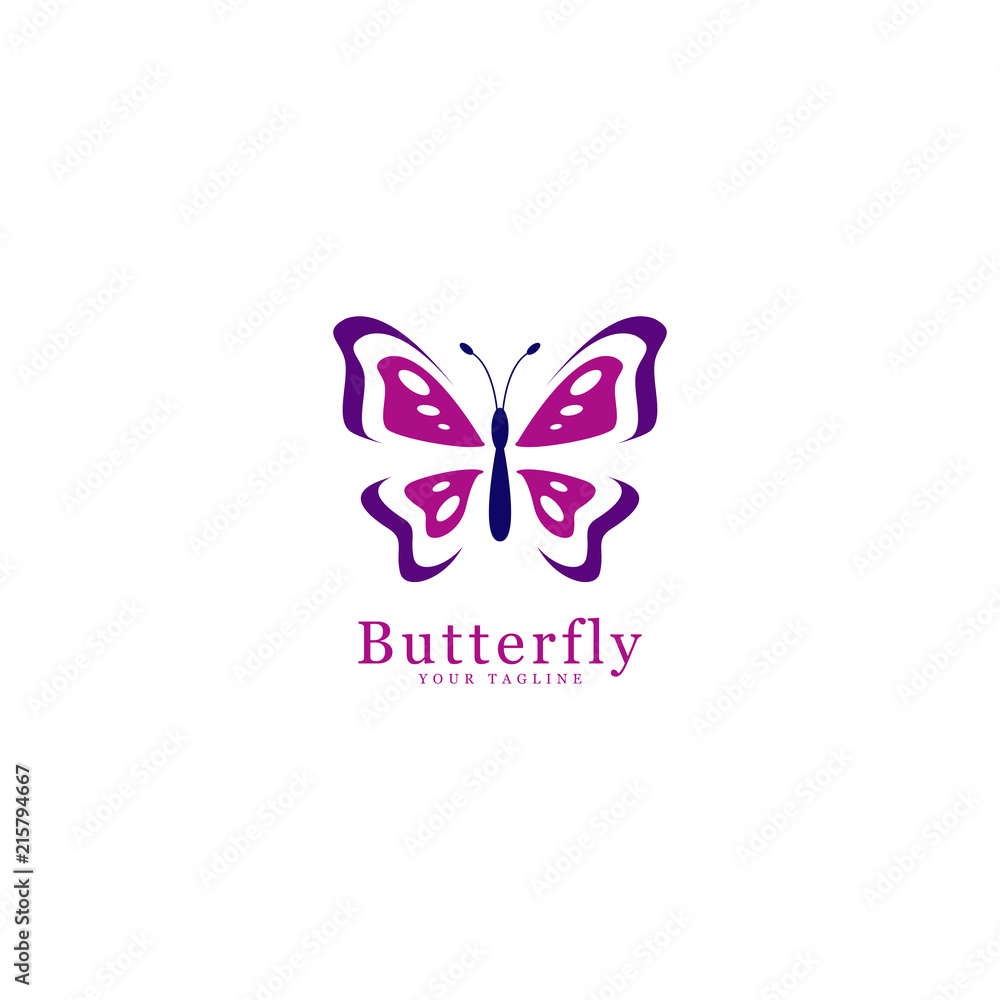 abstract butterfly logo, icon template abstract butterfly logo, icon template
