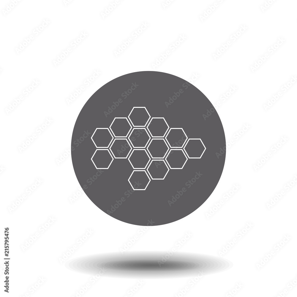 Honey icon isolated on background. Flat vector art. Honey icon isolated on background. Flat vector art.
