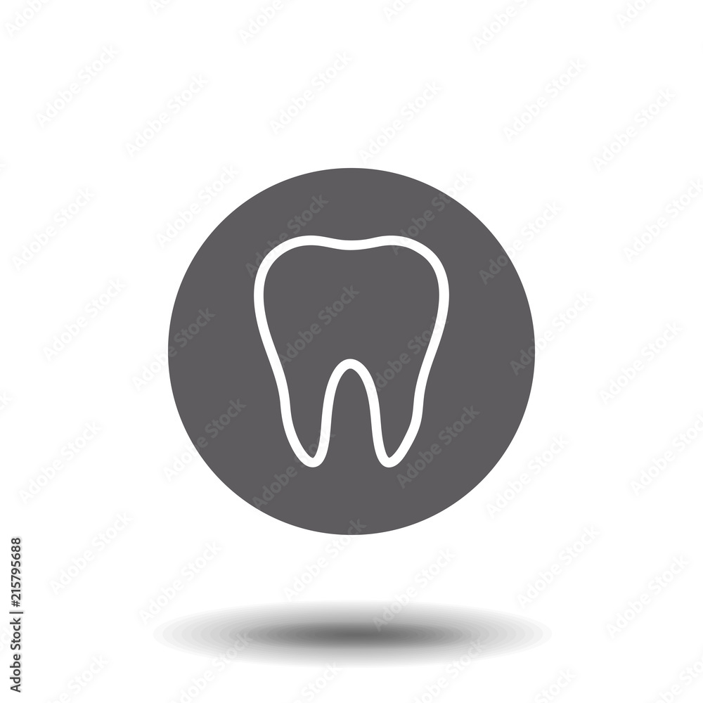 Tooth Icon vector flat Tooth Icon vector flat