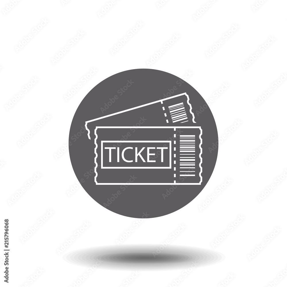 Ticket line art. Outline ticket icon. Vector Ticket line art. Outline ticket icon. Vector