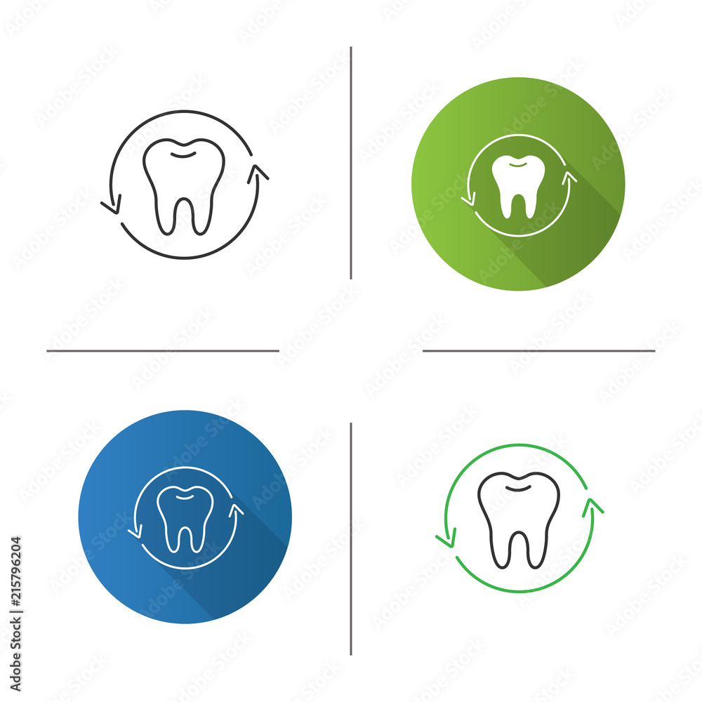 Teeth restoration icon Teeth restoration icon