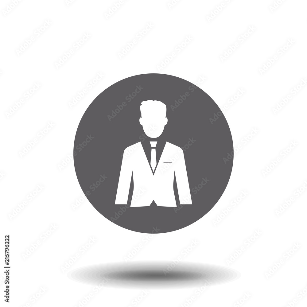 man in business icon, vector best flat icon, EPS man in business icon, vector best flat icon, EPS