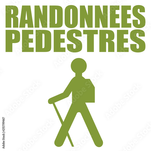 Logo randonnées pédestres.