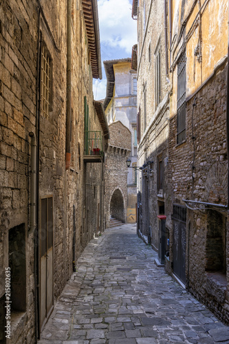 Im Gewirr der Altstadtgassen von Perugia  Umbrien