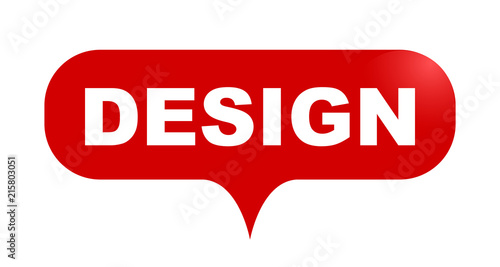 red vector bubble banner design