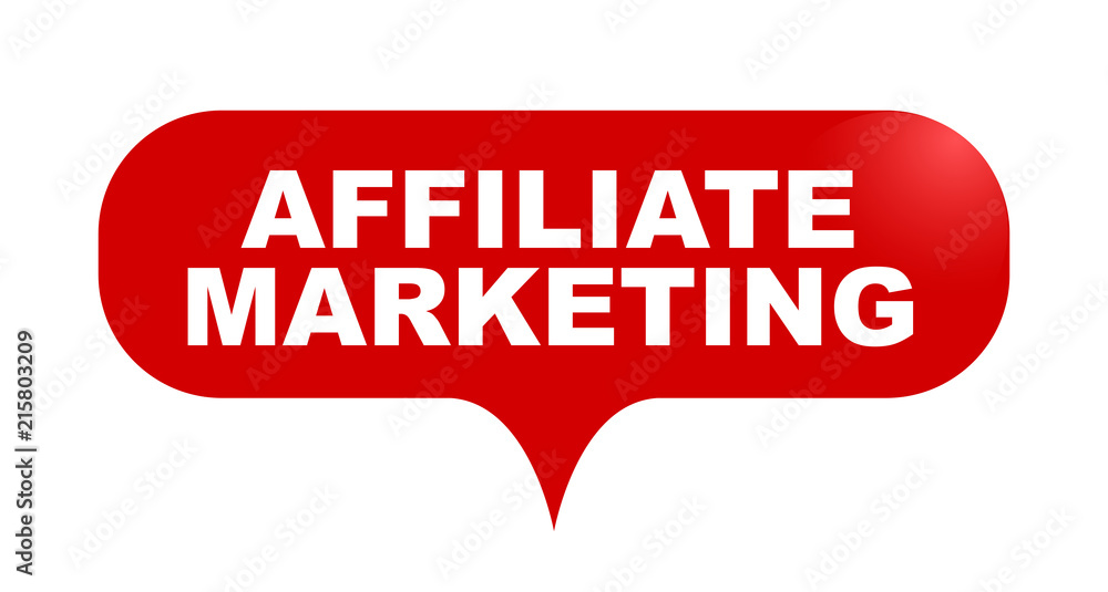 red vector bubble banner affiliate marketing red vector bubble banner affiliate marketing