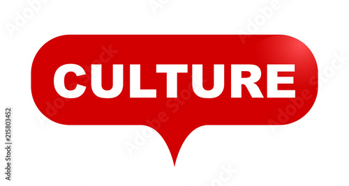 red vector bubble banner culture