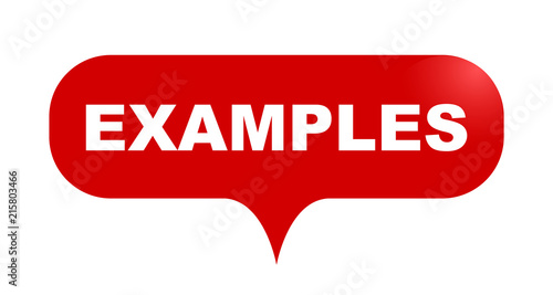 red vector bubble banner examples