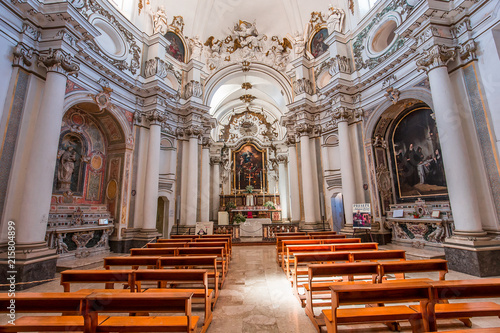 Santa Chiara church  Noto  sicily  Italy