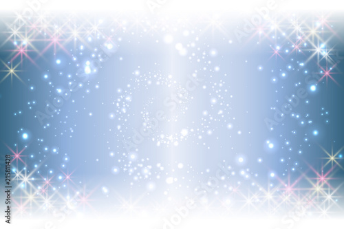 背景素材壁紙 キラキラ カラフル 光 星屑 天の川 夜空 星空 輝き デコレーション 銀河 イメージ Stock Vector Adobe Stock