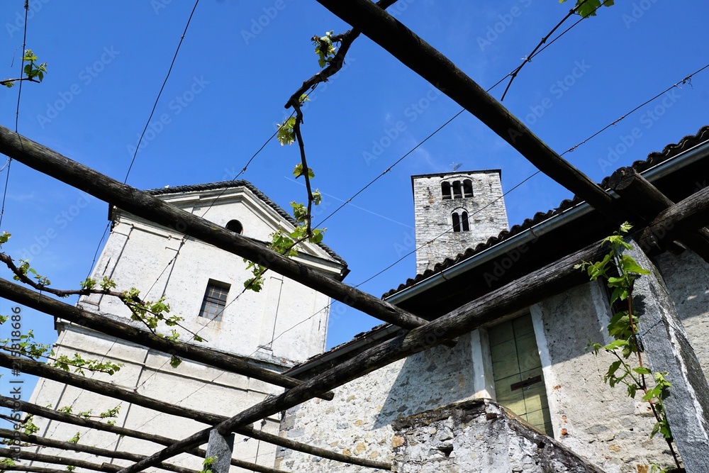 Kirche st Quirico in Locarno in Tessin in der Schweiz