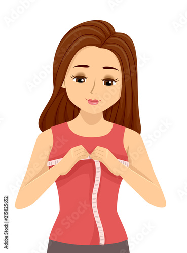 Teen Girl Breast Physical Change Puberty