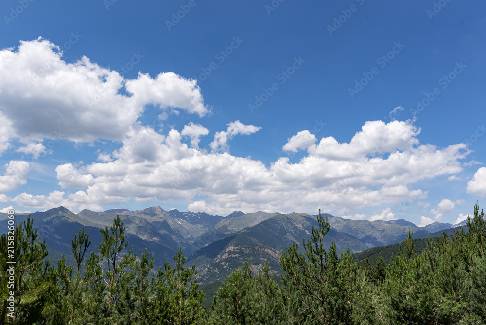 Beautiful Landscape in Col de Beixalis, La Massana, Andorra Beautiful Landscape in Col de Beixalis, La Massana, Andorra