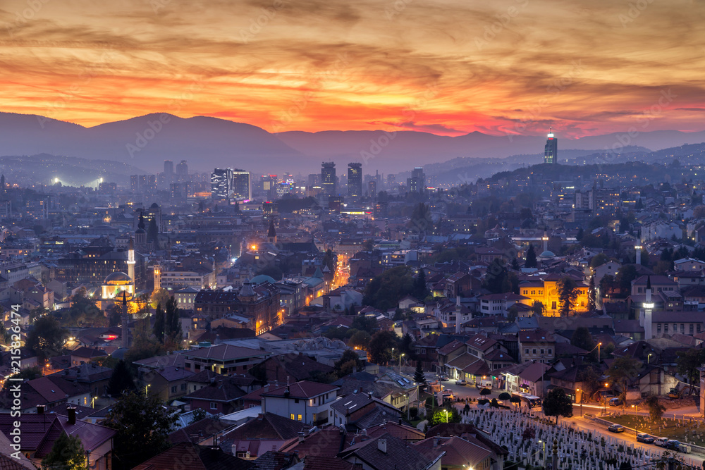 Sarajevo capital of Bosnia